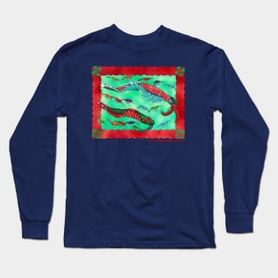 Anomalocaris Christmas Long Sleeve T-Shirt